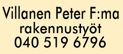 Villanen Peter F:ma logo